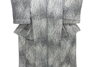 抽象模様単衣小紋着物